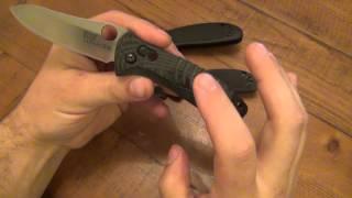 Knife Review : Benchmade "Bone Collector" Axis Lock (Green/Black)