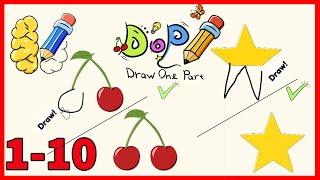 DOP Draw One Part | Level 1 2 3 4 5 6 7 8 9 10 Solution or Walkthrough