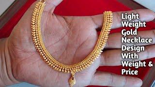 Simple Gold necklace design 2022//Sai Jewellers SJ