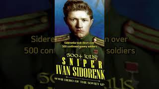 IVAN SIDORINKO #history#war#english#facts#sniper#shorts#russia#military