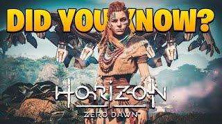 Did You Know Horizon Zero Dawn