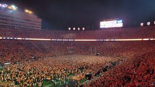 Neyland Stadium Sings Dixieland Delight and Takes Down Goalposts Following Upset of Alabama