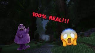 How to summon Grimace in MCPE without any Mods!!!!!???? | 100% Real!