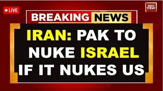 Iran Attacks Israel News LIVE: Iran Claims Pakistan Will Nuke Israel If Attacked | Iran Vs Israel