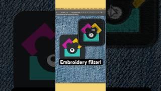 New embroidery filter in Photoshop!