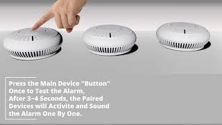 How to Pair SAFE-TECH AJ Series Wireless Interlinked Smoke Alarms (LATEST version available)