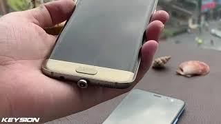 KEYSION LED Magnetic USB Cable Fast Charging Type C, Micro iPhone Cable
