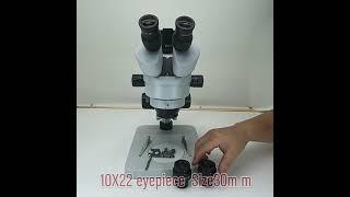 Luckyzoom adjustable stereo microscope eyepiece WF10X/22 oculars