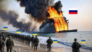 Ukrainian Anti-Ship Guided Rockets Sinks Russian Navy's Most Elite Warship