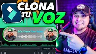 Como CLONAR TU VOZ 2024 FILMORA EL MEJOR EDITOR de VIDEO Con IA!!MODIFICA tu VOZ