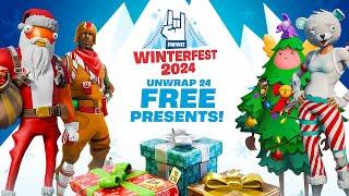 Fortnite Winterfest 2024 (FREE PRESENTS)