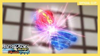 Quadra vs Xander | BEYBLADE BURST QUADSTRIKE EP8 | Official Clip