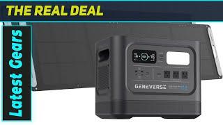 Geneverse HomePower Two Pro Solar Bundle: Best Off-Grid Power Solution for RV & Camping