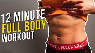 12 Minute full body workout - no equipment