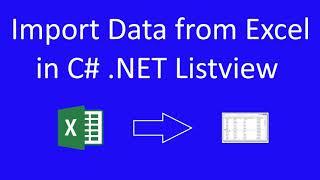 Import Excel Data in ListView with C# .NET