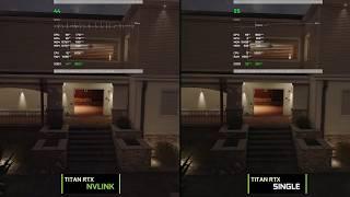 Rainbow Six Siege - 8K DSR TITAN RTX NVLINK (SLI) Vs TITAN RTX Single