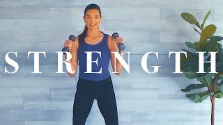 Weight Training for Beginners & Seniors // 20 Minute Workout to Build Strength