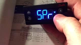 Danfoss ERC Digital Temperature control. Programming The control.