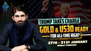 Trump Back in Charge? XAUUSD & US30 All-Time High Next? #trading #gold #crypto #us30 #goldtrading