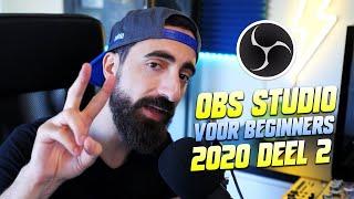 Scenes aanmaken, webcam toevoegen, shortkeys en meer in OBS!  2020