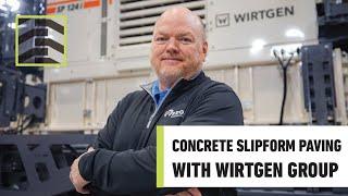 Wirtgen’s Concrete Slipform Pavers Explained at World of Concrete