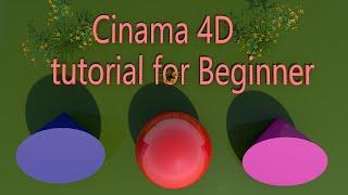 Cinema 4D Tutorial For Beginner  Part  01, C4d tutorial