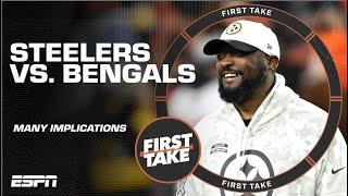 Stephen A. Smith thinks Steelers vs. Bengals is VERY SIMPLISTIC  | First Take