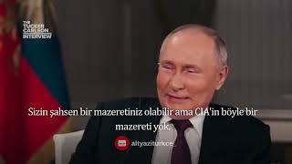 "Siz patlattınız?" Tucker Carlson ile yapılan bir röportajdan #russia #putin