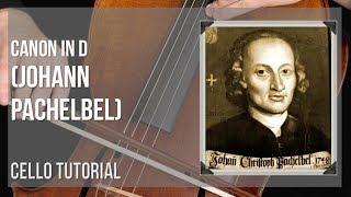 How to play Canon in D by Johann Pachelbel on Cello (Tutorial)