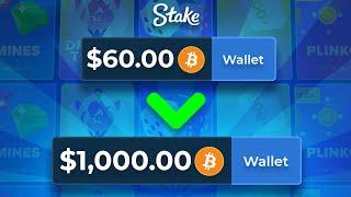 HOW TO TURN $70 INTO $1000 - Stake