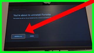 How to Delete Fortnite on Xbox Series S / X (NEW UPDATE in 2024)