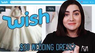 I Tried Wedding Dresses From Wish