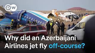 Plane crash: What do we know so far about jet re-routing and crashing in Kazakhstan? | DW News