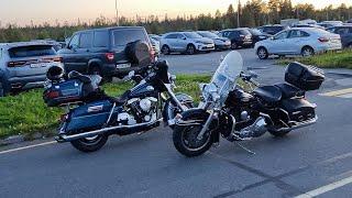 Harley-Davidson Electra Glide 1997 и Road King 1997 - Они такие похожие, но всё-таки разные....