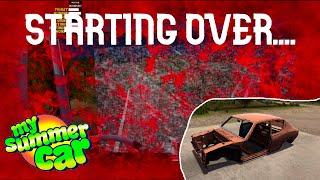 How I died in My Summer Car Permadeath - Starting Over - My Summer Car