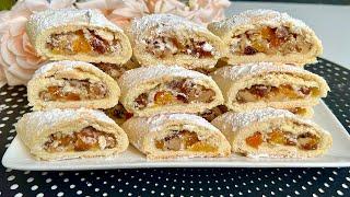 Ricetta in 5 minuti! I biscotti si sciolgono in bocca! buoni e facili che farai tutti i giorni!