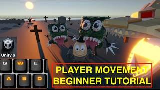 Unity 6 Beginner Tutorial 2025: Movement Script Game Development Tutorial