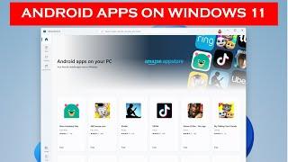 Windows 11 To Run Android Apps Natively #shorts