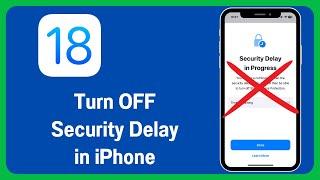 How to Turn Off Security Delay on iPhone or iPad | Quick Guide