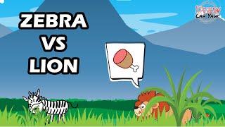 Zebra vs Lion (Saved by Corona)