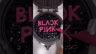 블랙핑크 핑크베놈 로고 만들기   Making Blackpink ‘Pinkvenom’ Logo Waffle   #pinkvenomchallenge