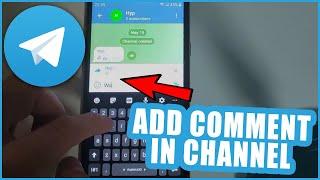 How to Add Comment in Telegram Channel