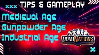 Medieval Age, Gunpowder Age, Industrial Age tips and gameplay #dominations