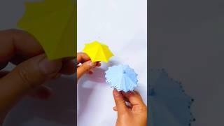 Easy Making Paper Umbrella ️ for kids || Craft for Nursery Activity || #kids #trending #shorts