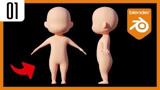 Como modelar personagem no Blender | AULA 01 - Model Sheet