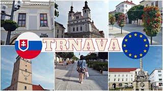 A Walk In The Old Town Of Trnava