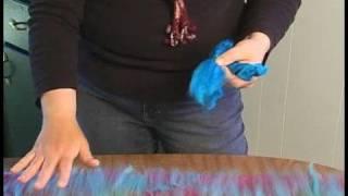 How to Make a Felt Scarf : Decorating a Felt Scarf