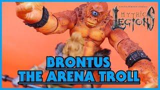 Four Horsemen Studios Mythic Legions BRONTUS THE ARENA TROLL Action Figure Toy Review