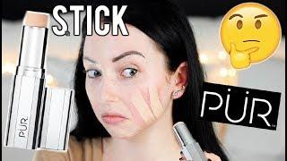 PUR 4-in-1 FOUNDATION STICK {First Impression Review & Demo!} Dry Skin 10 HR Wear Test