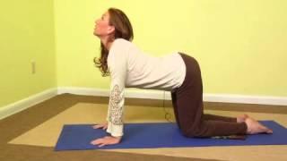 Yoga Cow Pose for Lower Back